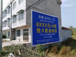 许昌墙体广告质量分析