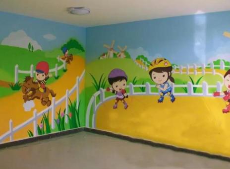 许昌幼儿园墙体彩绘制作流程及注意事项