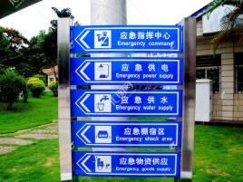 许昌标识导向系统设计需要掌握的四大元素