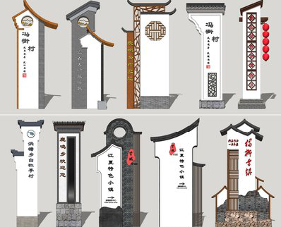 许昌美丽乡村标识标牌有哪些分类？