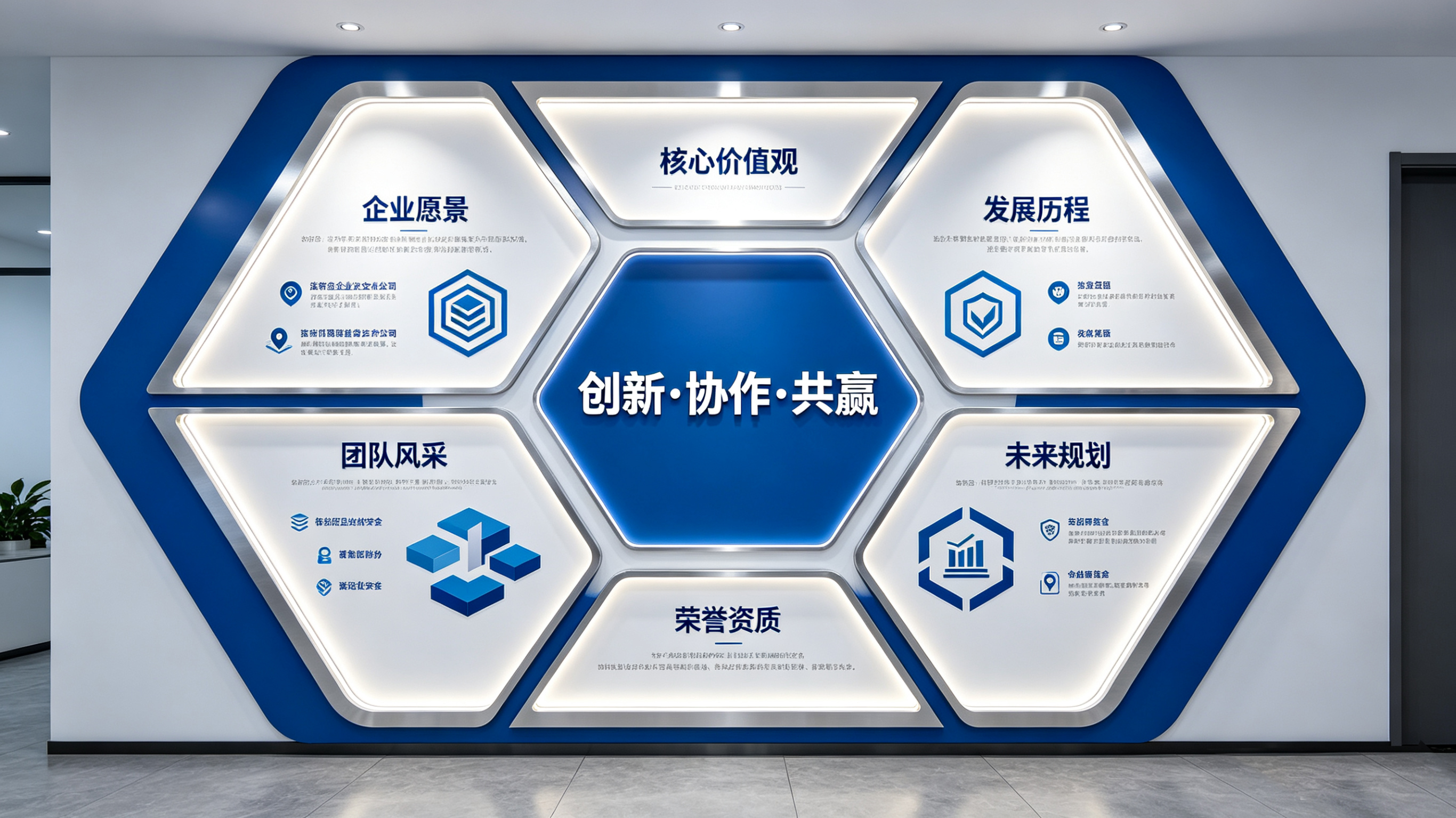 许昌企业文化墙六边形避坑指南（新手常犯5个错误）